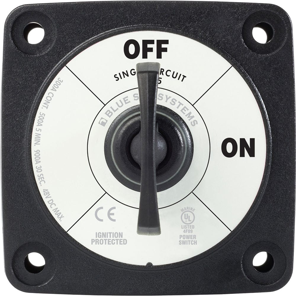 Blue Sea 6005200 Battery Switch Single Circuit ON - OFF - Black [6005200], Battery Management, Blue Sea Systems, , , at Festive Water Paddlesports