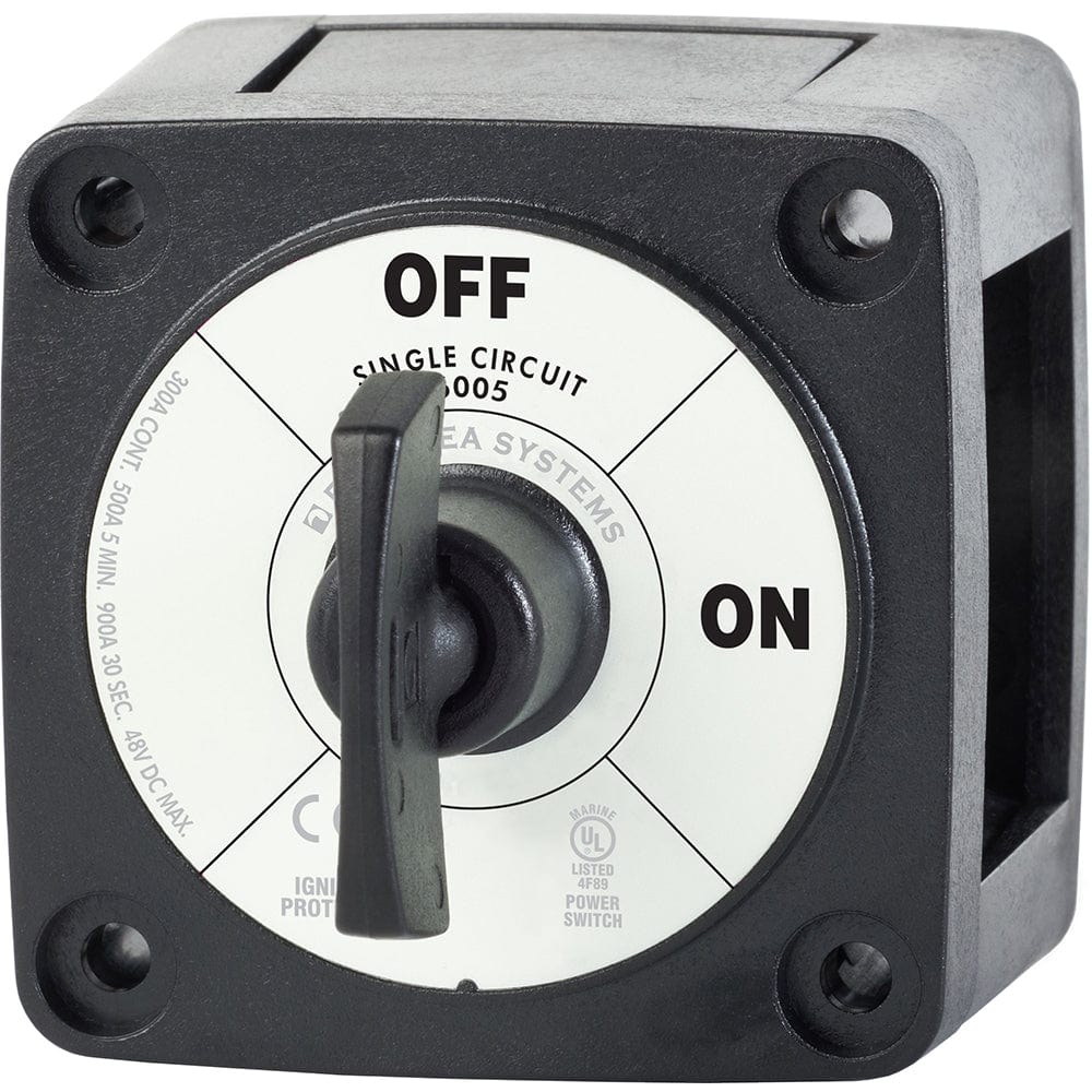 Blue Sea 6005200 Battery Switch Single Circuit ON - OFF - Black [6005200], Battery Management, Blue Sea Systems, , , at Festive Water Paddlesports