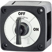 Blue Sea 6005200 Battery Switch Single Circuit ON - OFF - Black [6005200], Battery Management, Blue Sea Systems, , , at Festive Water Paddlesports