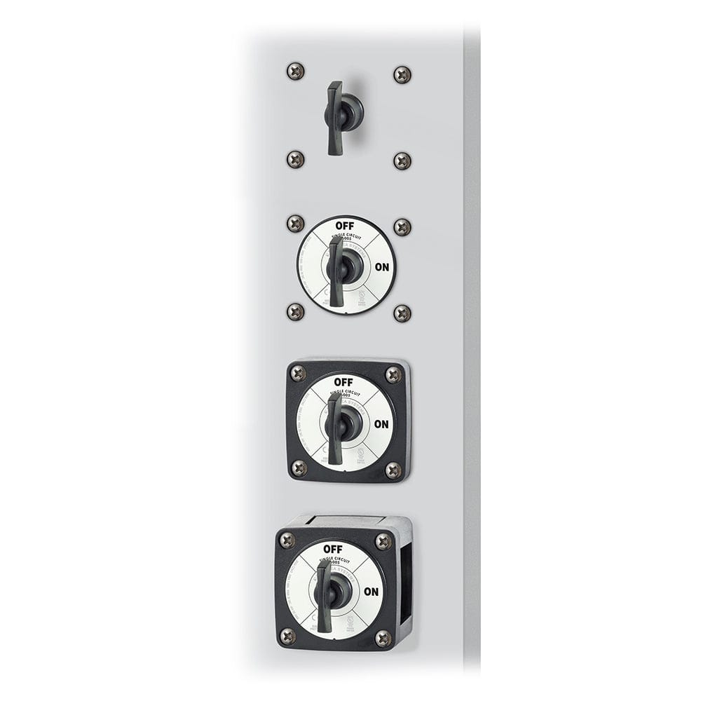 Blue Sea 6005200 Battery Switch Single Circuit ON - OFF - Black [6005200], Battery Management, Blue Sea Systems, , , at Festive Water Paddlesports