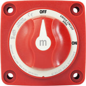 Blue Sea 6006 m - Series (Mini) Battery Switch Single Circuit ON/OFF Red [6006], Battery Management, Blue Sea Systems, , , at Festive Water Paddlesports