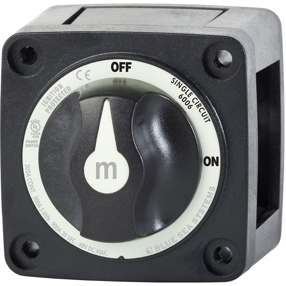 Blue Sea 6006200 Battery Switch Mini ON/OFF - Black [6006200], Battery Management, Blue Sea Systems, , , at Festive Water Paddlesports