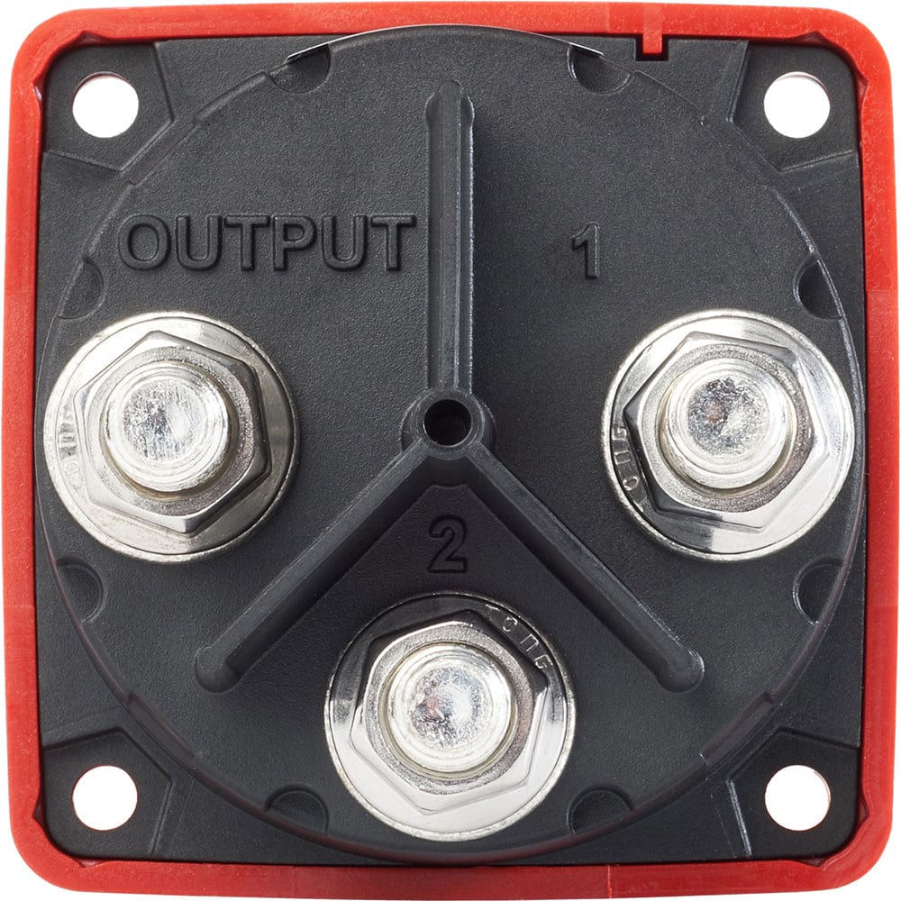 Blue Sea 6007 m - Series (Mini) Battery Switch Selector Four Position Red [6007], Battery Management, Blue Sea Systems, , , at Festive Water Paddlesports