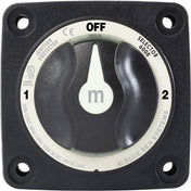 Blue Sea 6008200 m - Series Selector 3 Position Battery Switch - Black [6008200], Battery Management, Blue Sea Systems, , , at Festive Water Paddlesports