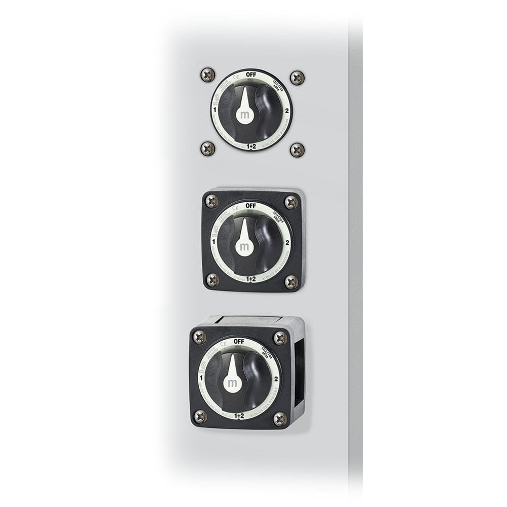 Blue Sea 6008200 m - Series Selector 3 Position Battery Switch - Black [6008200], Battery Management, Blue Sea Systems, , , at Festive Water Paddlesports