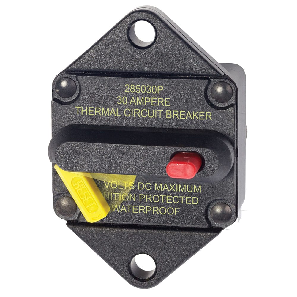 Blue Sea 7081 30 Amp Circuit Breaker Panel Mount 285 Series [7081], Circuit Breakers, Blue Sea Systems, , , at Festive Water Paddlesports