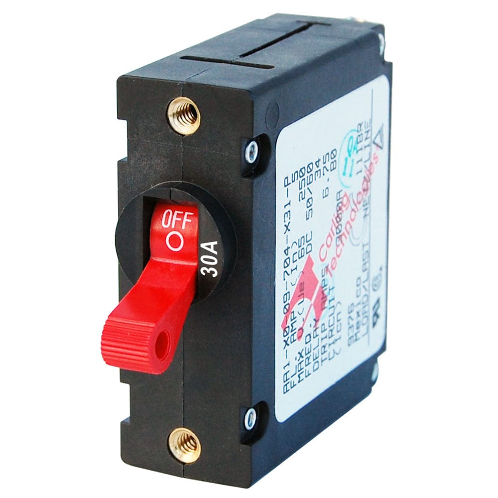  DC Single Pole Magnetic World Circuit Breaker - 30 Amp [7221], Circuit Breakers, Blue Sea Systems, , , at Festive Water Paddlesports