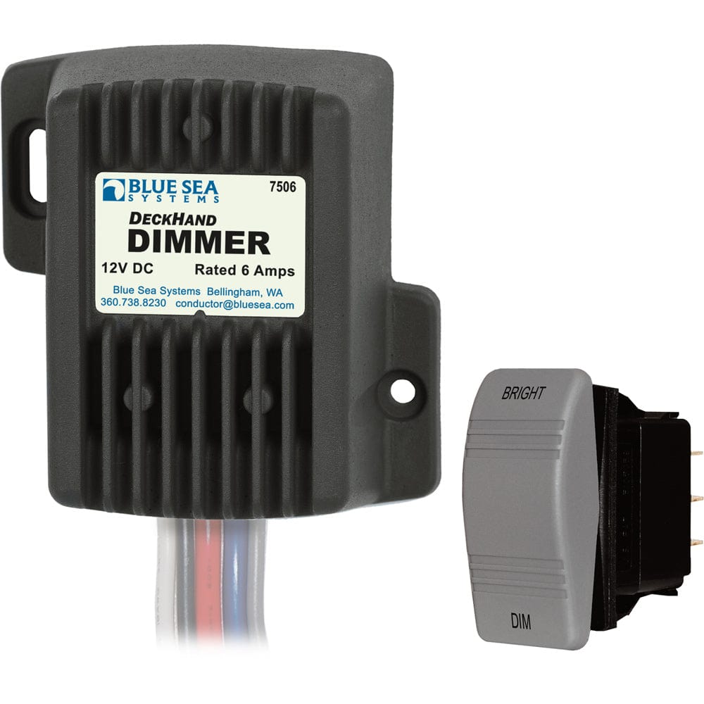Blue Sea 7506 DeckHand Dimmer - 6 Amp/12V [7506], Switches & Accessories, Blue Sea Systems, , , at Festive Water Paddlesports