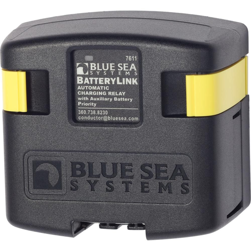 Blue Sea 7611 DC BatteryLink Automatic Charging Relay - 120 Amp w/Auxiliary Battery Charging [7611], Battery Management, Blue Sea Systems, , , at Festive Water Paddlesports