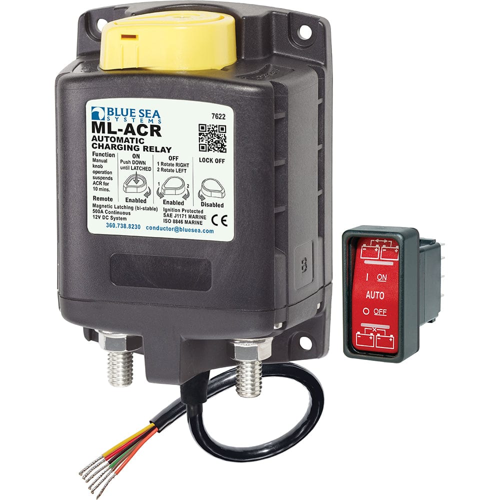 Blue Sea 7622 ML - Series Heavy Duty Automatic Charging Relay [7622], Battery Management, Blue Sea Systems, , , at Festive Water Paddlesports