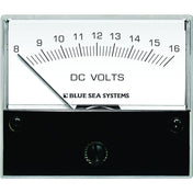 Blue Sea 8003 DC Analog Voltmeter - 2 - 3/4" Face, 8 - 16 Volts DC [8003], Meters & Monitoring, Blue Sea Systems, , , at Festive Water Paddlesports