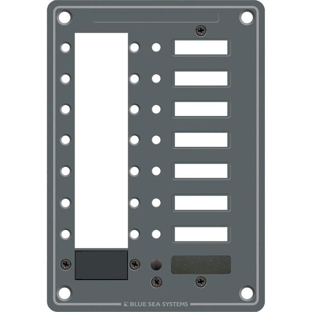 Blue Sea 8087 8 Position DC C - Series Panel - Blank [8087], Circuit Breakers, Blue Sea Systems, , , at Festive Water Paddlesports