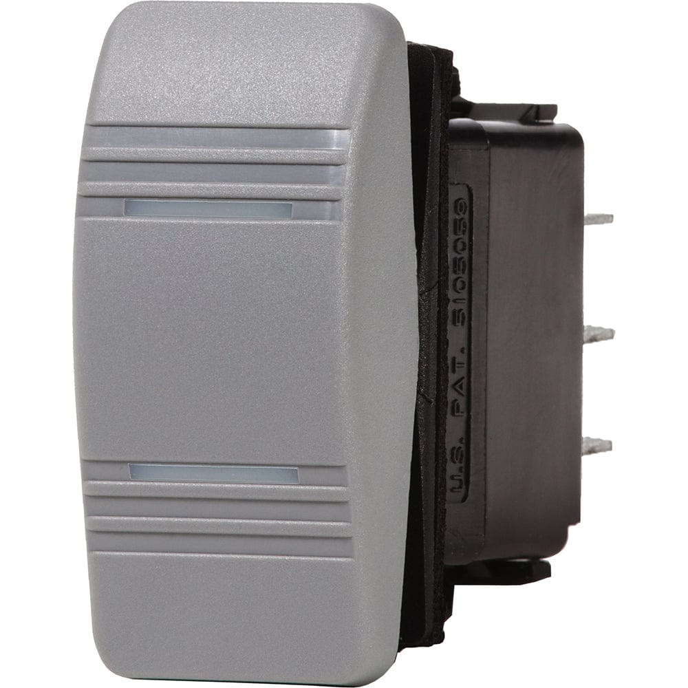 Blue Sea 8220 Water Resistant Contura III Switch - ON - OFF - ON - Grey [8220], Switches & Accessories, Blue Sea Systems, , , at Festive Water Paddlesports