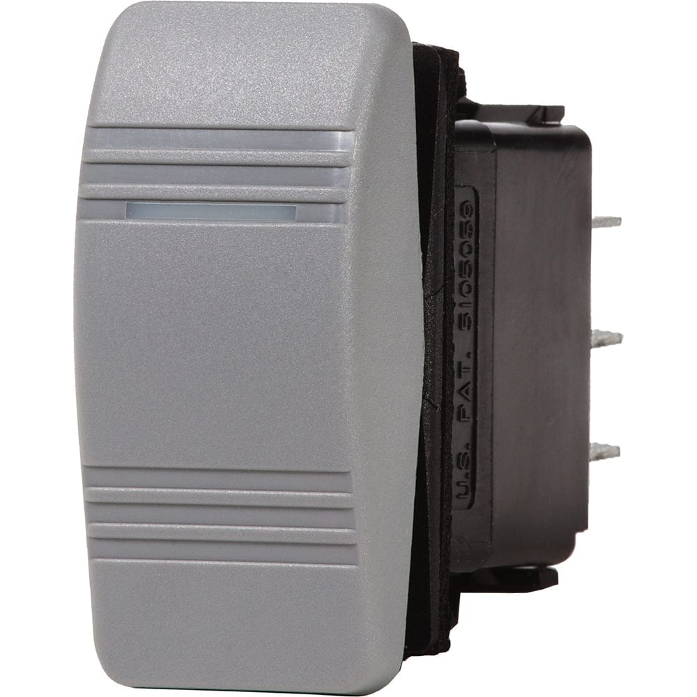 Blue Sea 8230 Water Resistant Contura III Switch - OFF - ON - Grey [8230], Switches & Accessories, Blue Sea Systems, , , at Festive Water Paddlesports