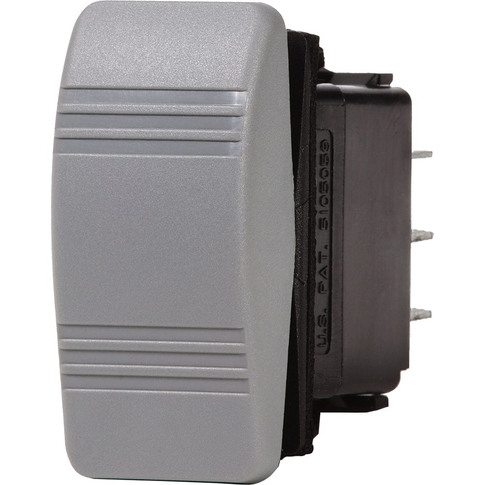 Blue Sea 8231 Water Resistant Contura III Switch - OFF - (ON) - Grey [8231], Switches & Accessories, Blue Sea Systems, , , at Festive Water Paddlesports