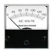Blue Sea 8244 AC Analog Micro Voltmeter - 2" Face, 0 - 150 Volts AC [8244], Meters & Monitoring, Blue Sea Systems, , , at Festive Water Paddlesports