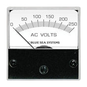 Blue Sea 8245 AC Analog Micro Voltmeter - 2" Face, 0 - 250 Volts AC [8245], Meters & Monitoring, Blue Sea Systems, , , at Festive Water Paddlesports