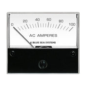 Blue Sea 8258 AC Analog Ammeter - 2 - 3/4" Face, 0 - 100 Amperes AC [8258], Meters & Monitoring, Blue Sea Systems, , , at Festive Water Paddlesports