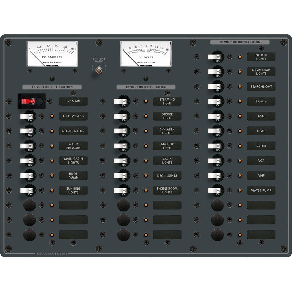 Blue Sea 8382 DC Main + 35 Positions [8382], Electrical Panels, Blue Sea Systems, , , at Festive Water Paddlesports