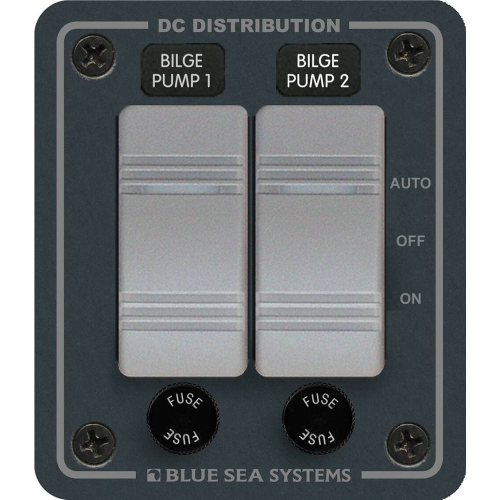 Blue Sea 8664 Contura 2 Bilge Pump Control Panel [8664], Switches & Accessories, Blue Sea Systems, , , at Festive Water Paddlesports