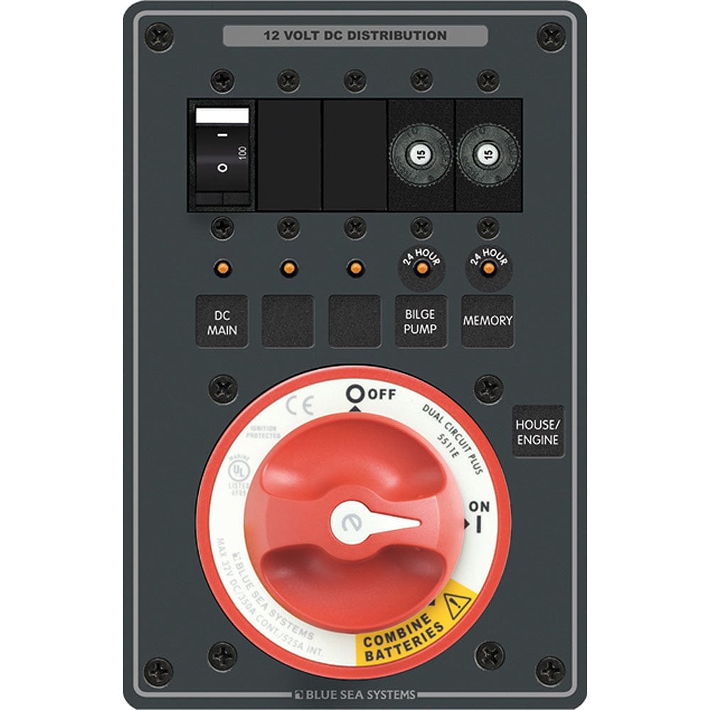 Blue Sea 8690 e - Series Dual Circuit Plus PN 5511e [8690], Battery Management, Blue Sea Systems, , , at Festive Water Paddlesports