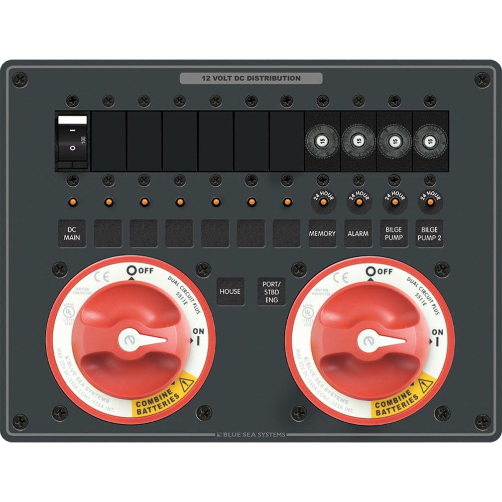 Blue Sea 8693 e - Series Dual Circuit Plus 2 5511e [8693], Battery Management, Blue Sea Systems, , , at Festive Water Paddlesports