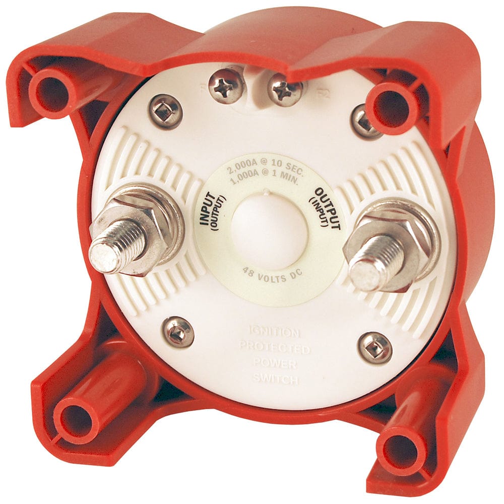 Blue Sea 9004e e - Series Battery Switch Single Circuit ON/OFF w/Alternator Field Disconnect [9004E], Battery Management, Blue Sea Systems, , , at Festive Water Paddlesports