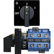 Blue Sea 9010 Switch, AV 120VAC 32A OFF +3 Positions [9010], Switches & Accessories, Blue Sea Systems, , , at Festive Water Paddlesports