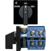 Blue Sea 9011 Switch, AV 120VAC 65A OFF +2 Positions [9011], Switches & Accessories, Blue Sea Systems, , , at Festive Water Paddlesports