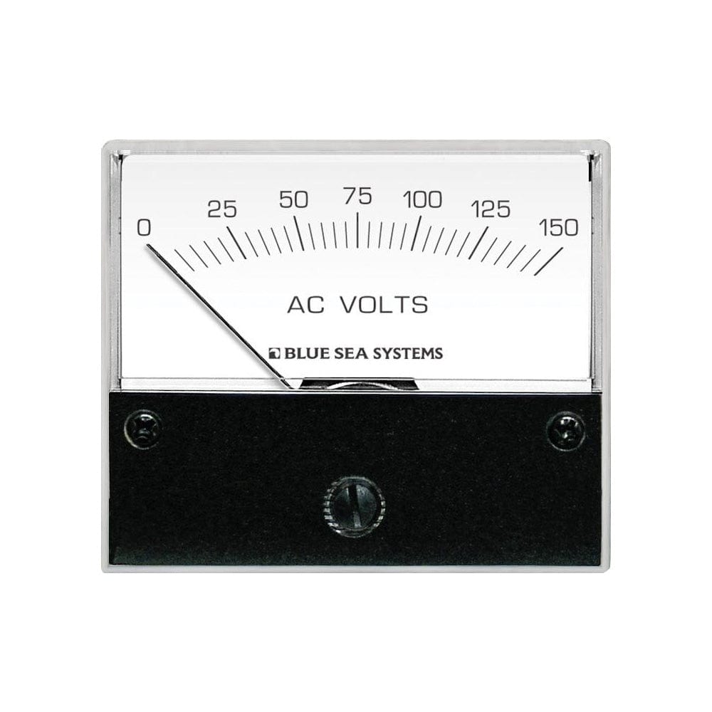 Blue Sea 9353 AC Analog Voltmeter 0 - 150V AC [9353], Meters & Monitoring, Blue Sea Systems, , , at Festive Water Paddlesports