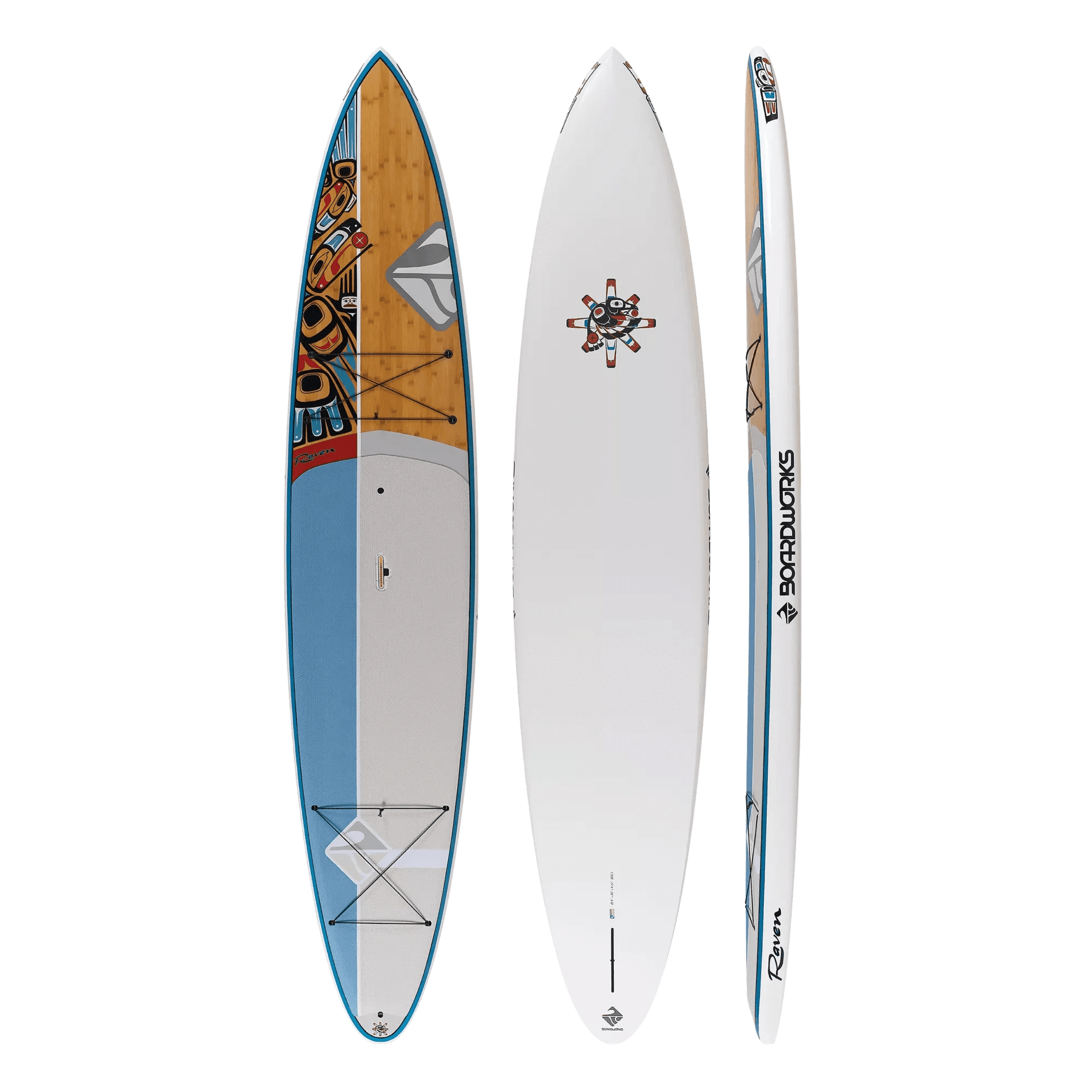 Boardworks Raven 12'6" Touring Paddle Board, Solid Paddleboard, Boardworks, , , at Festive Water Paddlesports