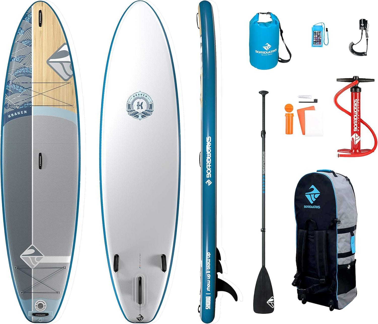 Boardworks Shubu Kraken 11' Inflatable Paddle Board, Inflatable Paddle Board, Boardworks, , , at Festive Water Paddlesports