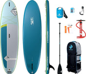 Boardworks Shubu Solr 10'6" Inflatable Paddle Board, Inflatable Paddle Board, Boardworks, Blue/Gray, , at Festive Water Paddlesports