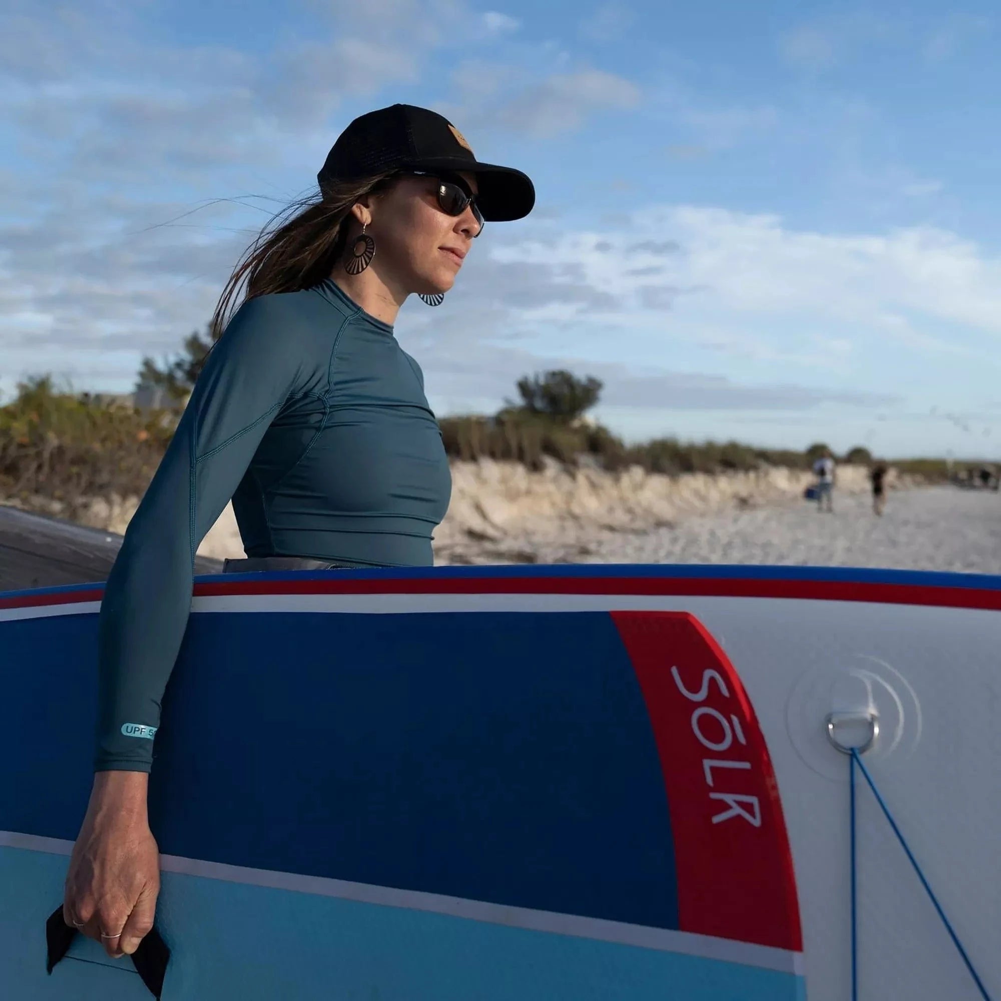 Boardworks Shubu Solr 10'6" Inflatable Paddle Board, Inflatable Paddle Board, Boardworks, Blue/Gray, , at Festive Water Paddlesports