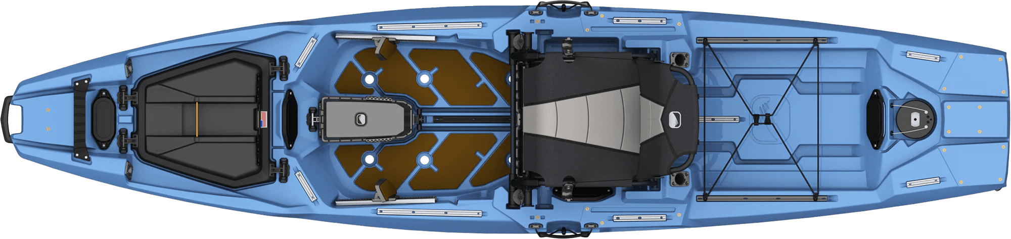 Bonafide PWR129 Fishing Kayak, Fishing Kayak, Bonafide, Steel, , at Festive Water Paddlesports