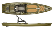 Bonafide SKF 117 Hybrid Fishing Kayak, Fishing Kayak, Bonafide, Olive, , at Festive Water Paddlesports