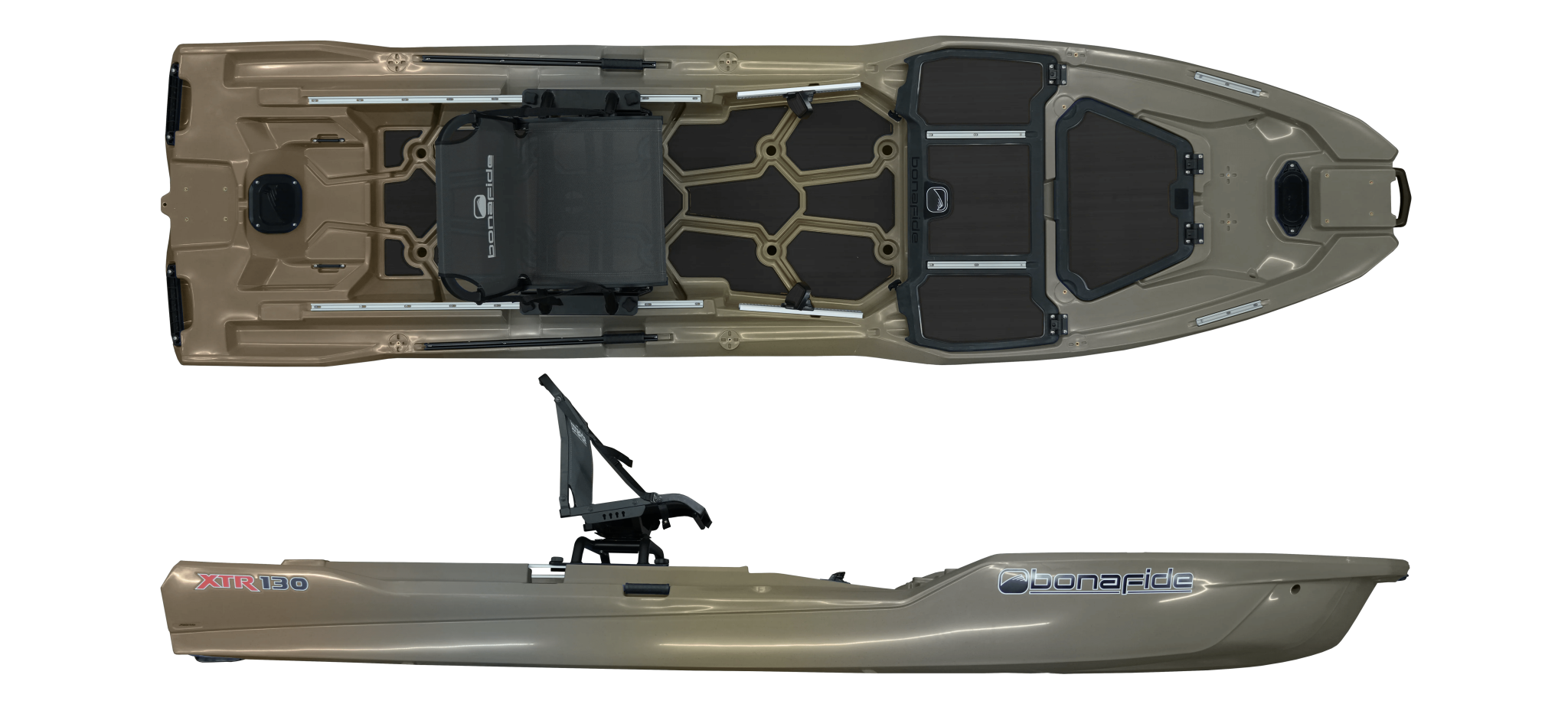 Bonafide XTR130 Fishing Kayak, Fishing Kayak, Bonafide, Camo, , at Festive Water Paddlesports