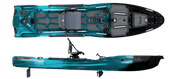 Bonafide XTR140P Fishing Kayak, Fishing Kayak, Bonafide, Backwater Blue With Pedal Drive at Festive Water Paddlesports