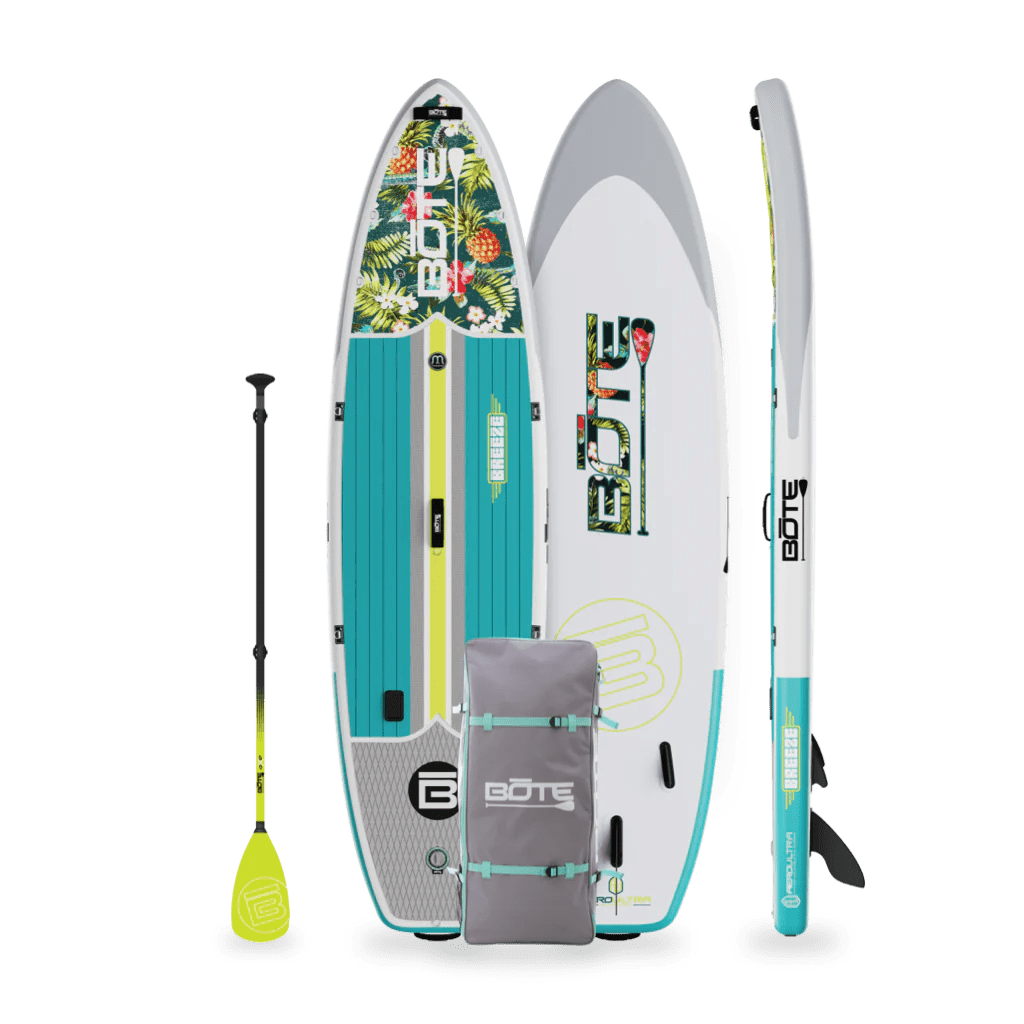 BOTE Breeze Aero 11′6″ Inflatable Paddle Board, Inflatable Paddle Board, BOTE, Native Floral Cuda, Classic, at Festive Water Paddlesports