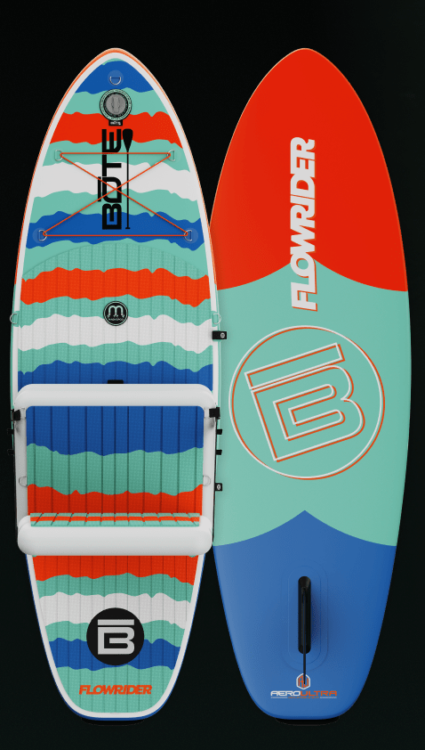 BOTE Kids FlowRider Aero 8′ Hybrid Inflatable Paddle Board, Inflatable Paddle Board, BOTE, Native Rips Harbor at Festive Water Paddlesports
