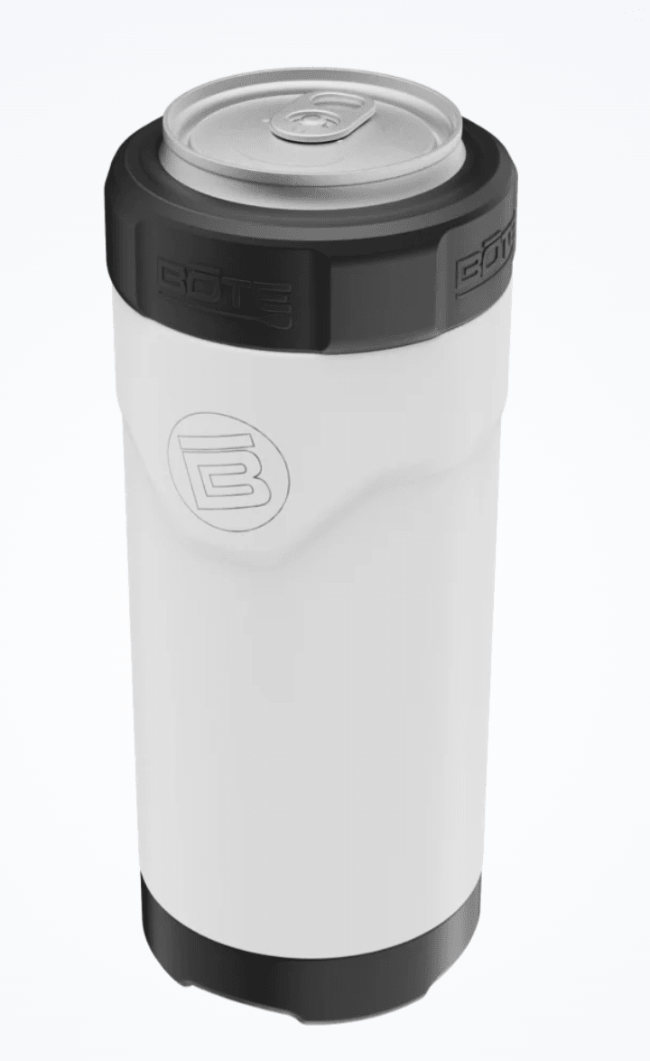BOTE Magnekoozie Can Cooler SLIM, Magnetic Tumbler, BOTE, White at Festive Water Paddlesports