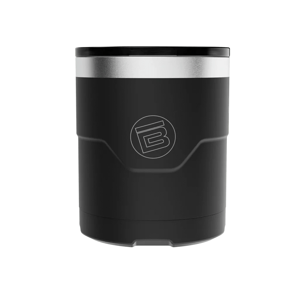 BOTE MAGNETumbler 12oz Lowball with Lid, Magnetic Tumbler, BOTE, Black, , at Festive Water Paddlesports