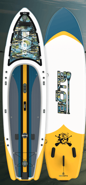 BOTE Rackham Aero 12'4" Paddle Board, Inflatable Paddle Board, BOTE, Fischer Ahi at Festive Water Paddlesports