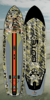 BOTE Rackham Aero 12'4" Paddle Board, Inflatable Paddle Board, BOTE, Verge Camo at Festive Water Paddlesports