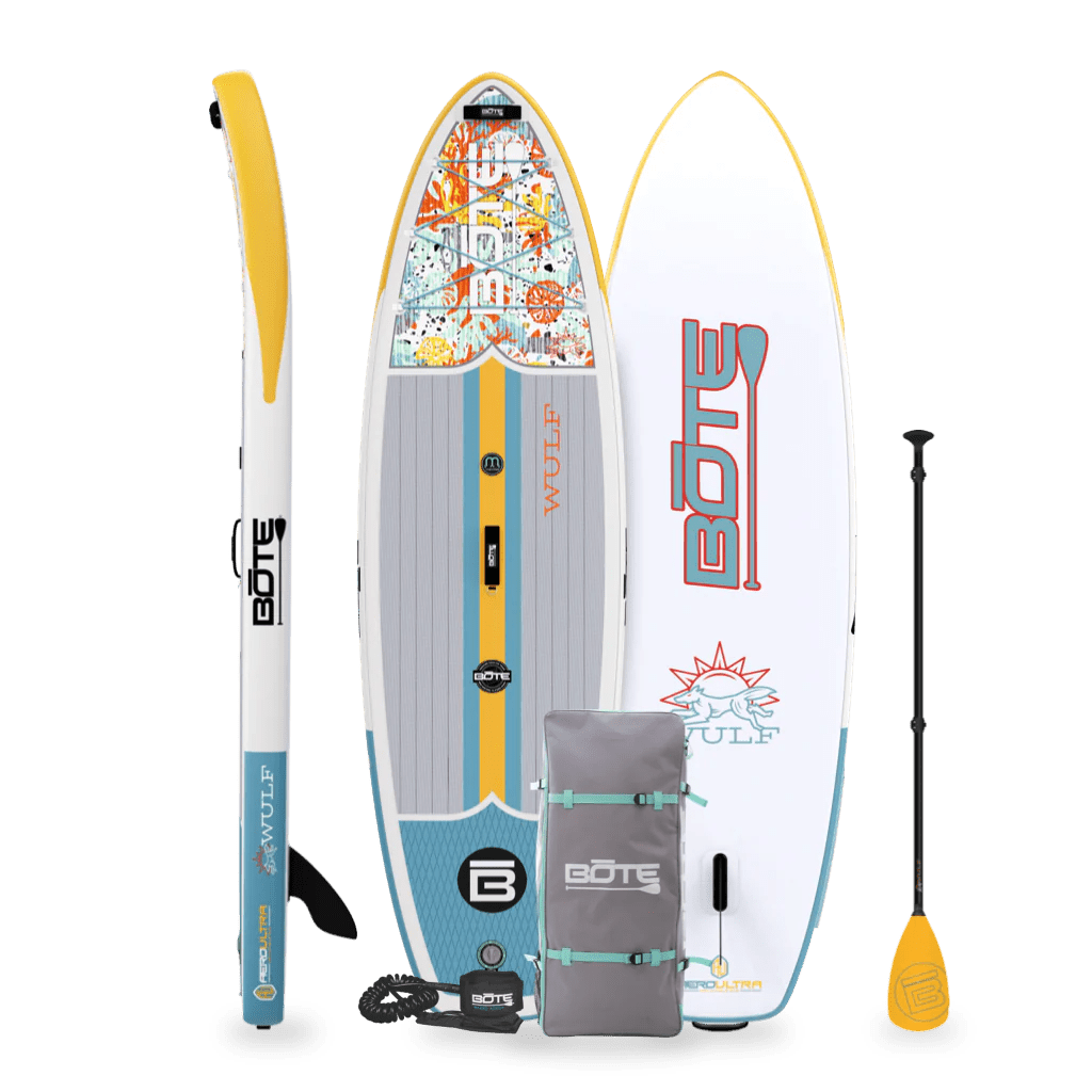 BOTE WULF Aero 10′4″ Inflatable Paddle Board With Magnepod, Inflatable Paddle Board, BOTE, Native Coral, , at Festive Water Paddlesports