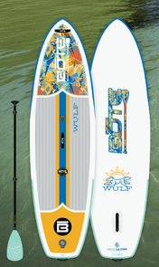 BOTE WULF Aero Inflatable Paddle Board, Inflatable Paddle Board, BOTE, Native Macaw 10"4' at Festive Water Paddlesports