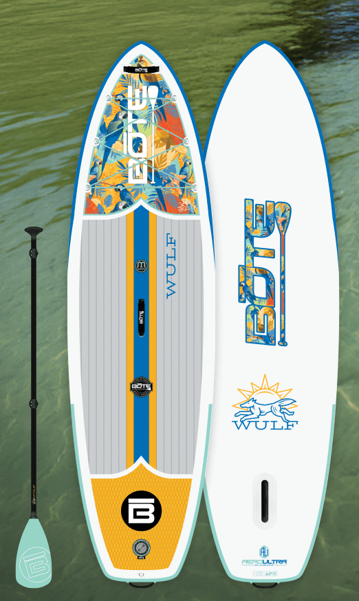 BOTE WULF Aero Inflatable Paddle Board, Inflatable Paddle Board, BOTE, Native Macaw 10"4' at Festive Water Paddlesports