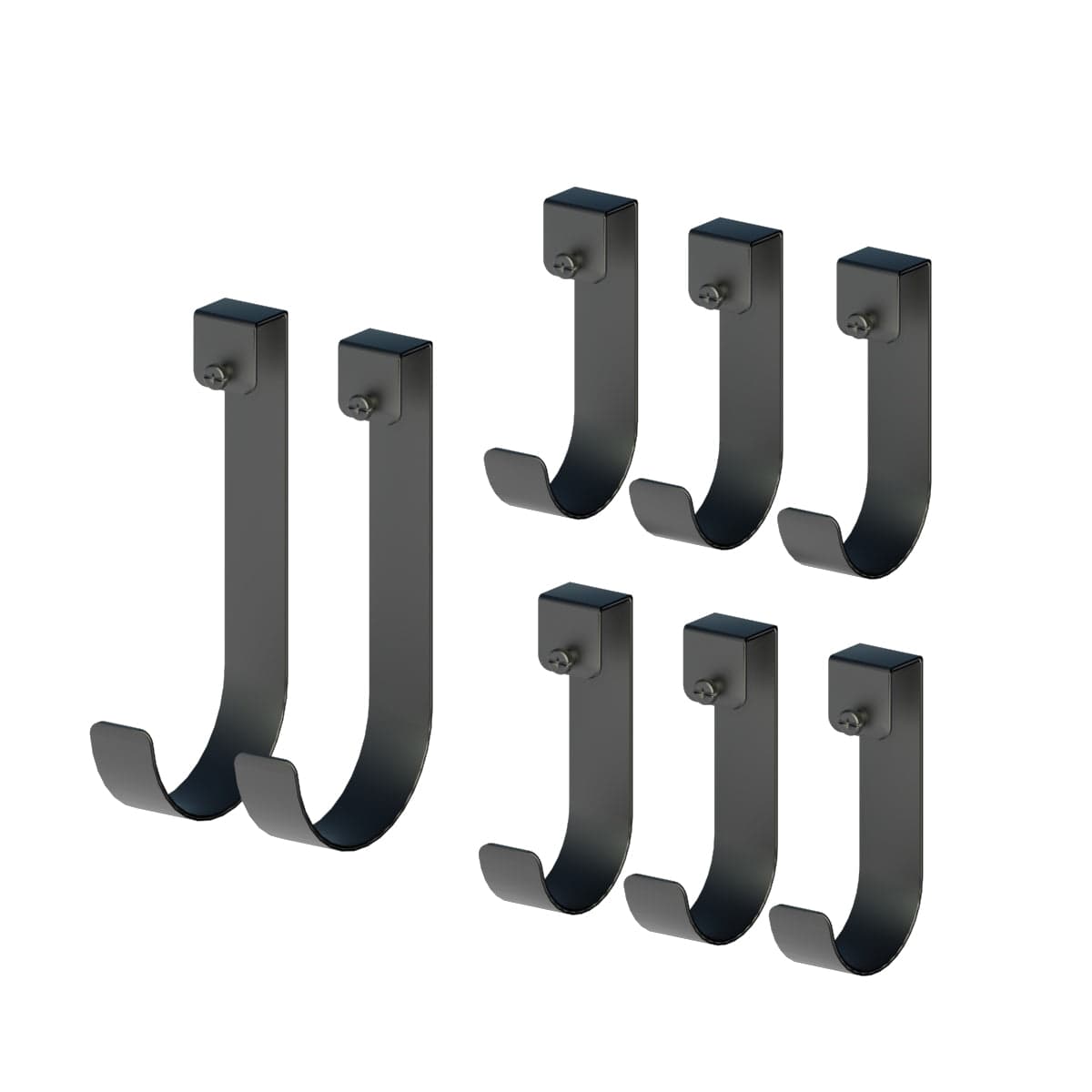 Bristol Wall Shelf Hooks | 8 - Pack, Wall Mounted, StoreYourBoard, , , at Festive Water Paddlesports