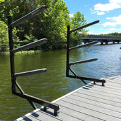 Broadwater Paddleboard Storage | Adjustable Dock Rack | Over The Water | 4 Levels, Dock Rack, StoreYourBoard, , , at Festive Water Paddlesports