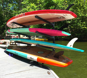 Broadwater Paddleboard Storage | Adjustable Dock Rack | Over The Water | 4 Levels, Dock Rack, StoreYourBoard, , , at Festive Water Paddlesports
